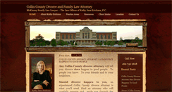 Desktop Screenshot of collinfamilylaw.com