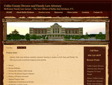 Tablet Screenshot of collinfamilylaw.com